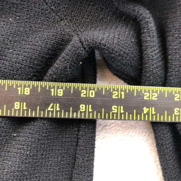 Lucky Brand Women's Cardigan Sweater Small Black Open Front Long Sleeve - Picture 6 of 11